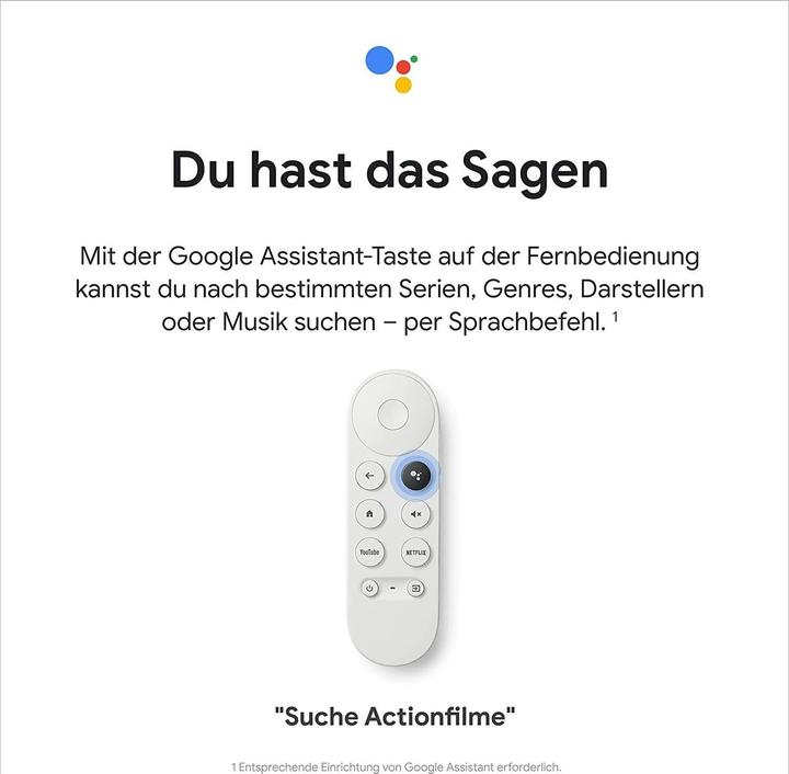 Immagine prodotto Google Chromecast mit TV HD (Android Go)