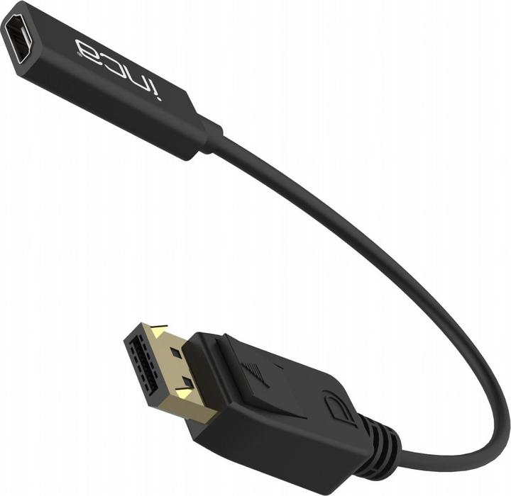 Image du produit Inca Adaptateur DisplayPort IDPH-07 1.4 > HDMI, 4K, 0.2m retail (20 cm)