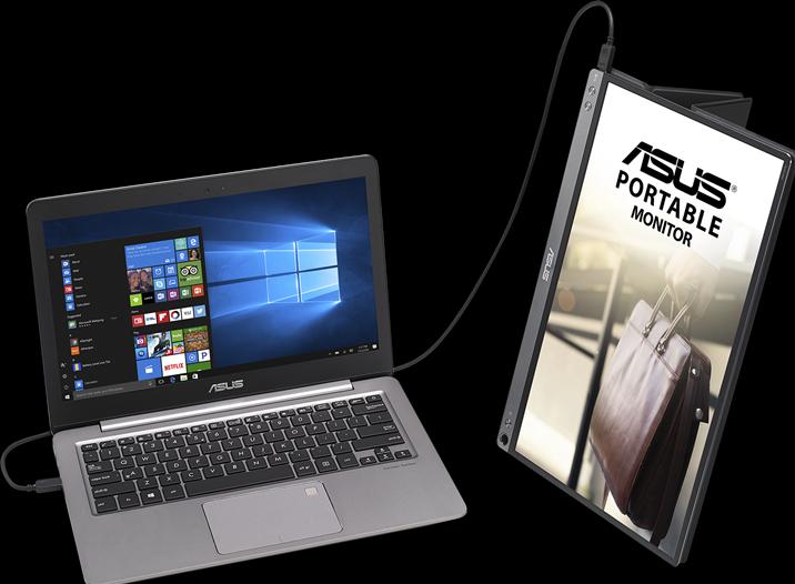 Actual product image ASUS ZenScreen MB16AC (1920 x 1080 pixels, 16")