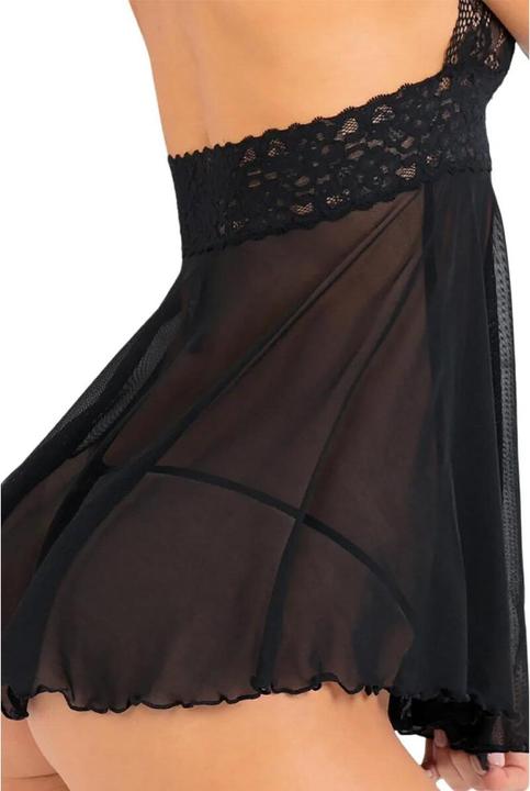 Productafbeelding Rene Rofe Babydoll & g-string (M)