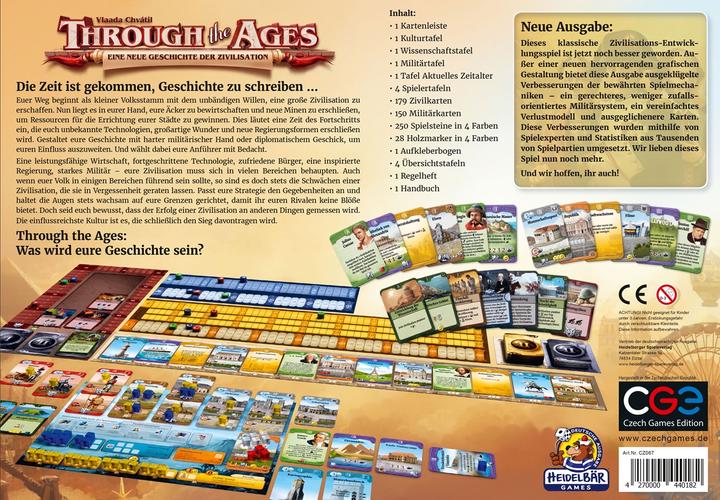 Image du produit Czech games edition Jeu d'experts Through the Ages (Allemand)