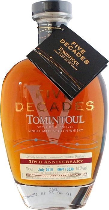 Actual product image Tomintoul Five Decades 50 Anniversary Special Release 50% Vol. 0,7l in gift box (Single Malt)