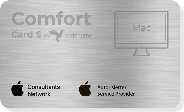 Actual product image codename Comfort Card S - Mac - Managed Service (SMES, 12 months, Subscription)