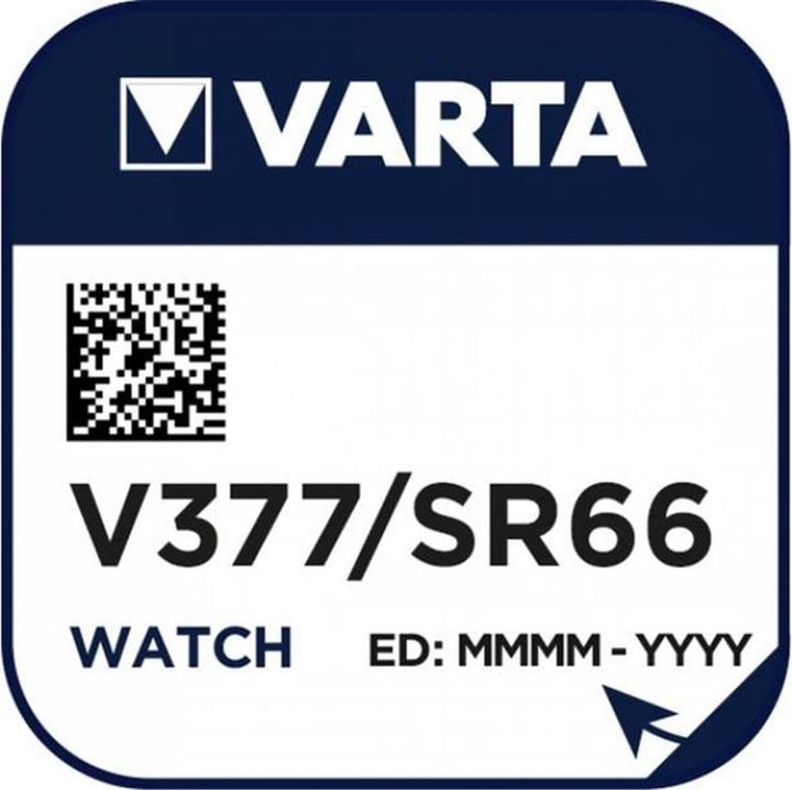 Produktbild Varta V377 (1 Stk., SR66, 27 mAh)