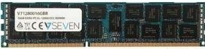 Productafbeelding V7 V71280016GBR (1 x 16GB, 1600 MHz, DDR3 RAM, DIMM 288 pin)