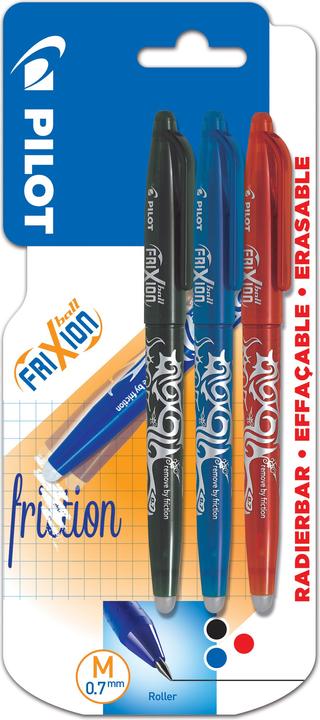 Image du produit Pilot FriXion Boule (Multicolore, Rouge, Noir, Bleu, 3 x)