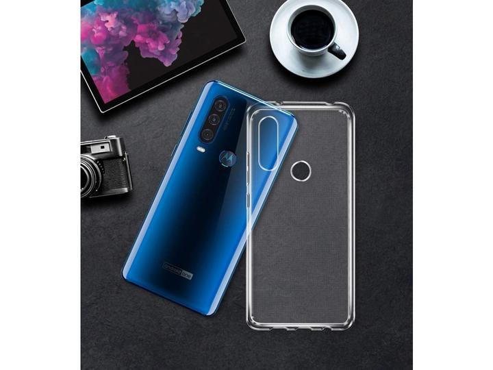 Actual product image Screenguard Motorola One Action Flexible TPU Clear Case (Motorola One Action)