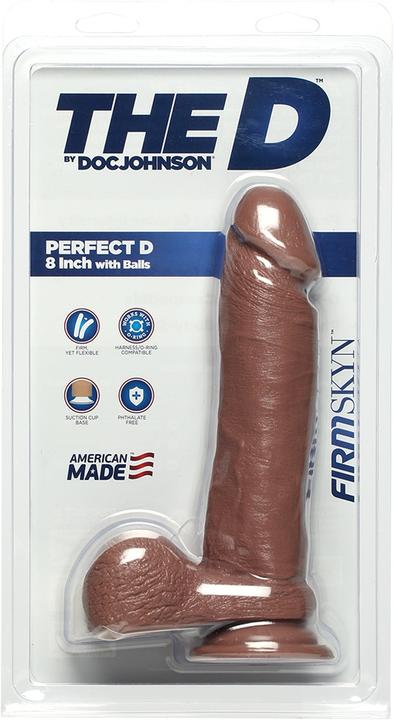 Image du produit Doc Johnson Perfect D - 8 Inch With Balls Firmskyn