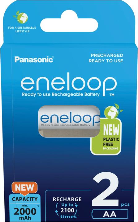 Image du produit Panasonic eneloop (2 pcs, AA, 1900 mAh)