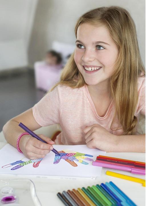 Image du produit Faber-Castell Connecteur pour stylo à pointe feutre (Multicolore, 80 x)