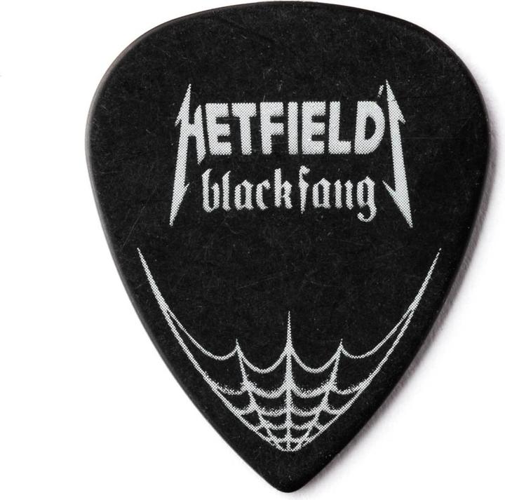 Actual product image Dunlop Ultex Hetfield's Black Fang Pick Tin Black - 0.94 (1 x, 0.94 mm)