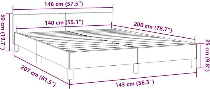 Actual product image VidaXL Iyov (140 x 200)