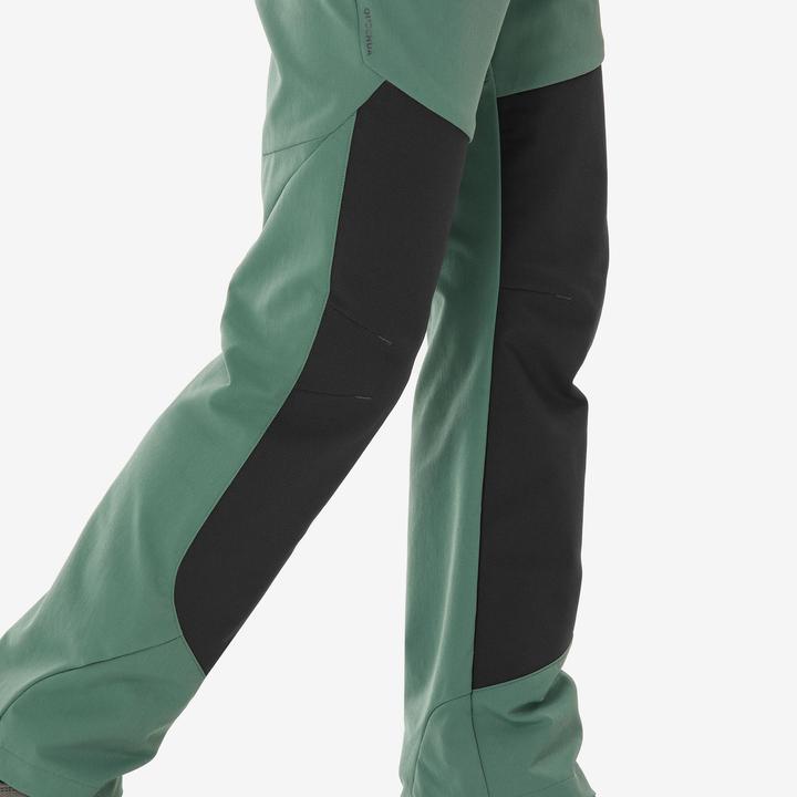 Produktbild Quechua Kids’ Softshell Hiking Trousers 7-15 Years - MH900 - Green (6, 7, 8)