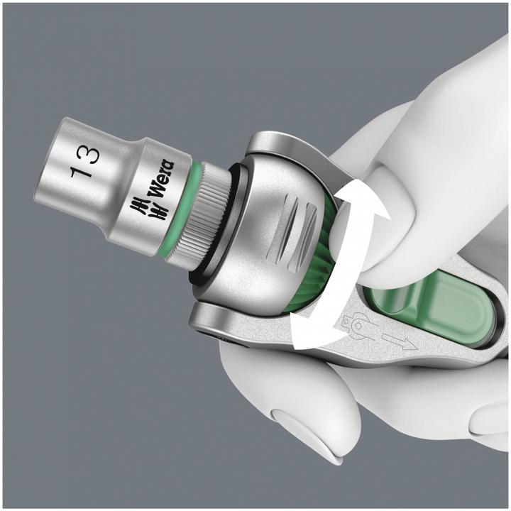 Actual product image Wera 8100 SB 2 Zyklop Speed Ratchet Set (24 mm, 18 mm, 11 mm, 12 mm, 20 mm, 19 mm, 15 mm, 13 mm, 21 mm, 14 mm, 23 mm, 22 mm, 17 mm, 16 mm, 6 mm, 9 mm, 10 mm, 8 mm, 7 mm)