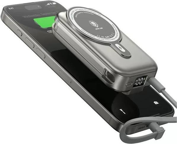 Actual product image Green Lion Monaco Grip Powerbank 10000 mAh (10000 mAh, 20 W, 37 Wh)