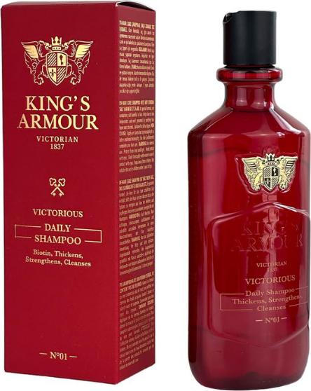 King's Armour VICTORIOUS Daily Shampoo-350 ml (350 ml, Flüssiges Shampoo)