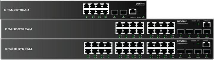 Immagine prodotto Grandstream GWN7801, Switch gestito, 8 porte Gigabit, 2x SFP, livello L2 (8 Porti)