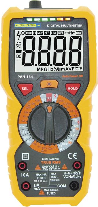 Produktbild Pancontrol Digital Multimeter 1000V True RMS (CAT III 1000V, CAT IV 600V)