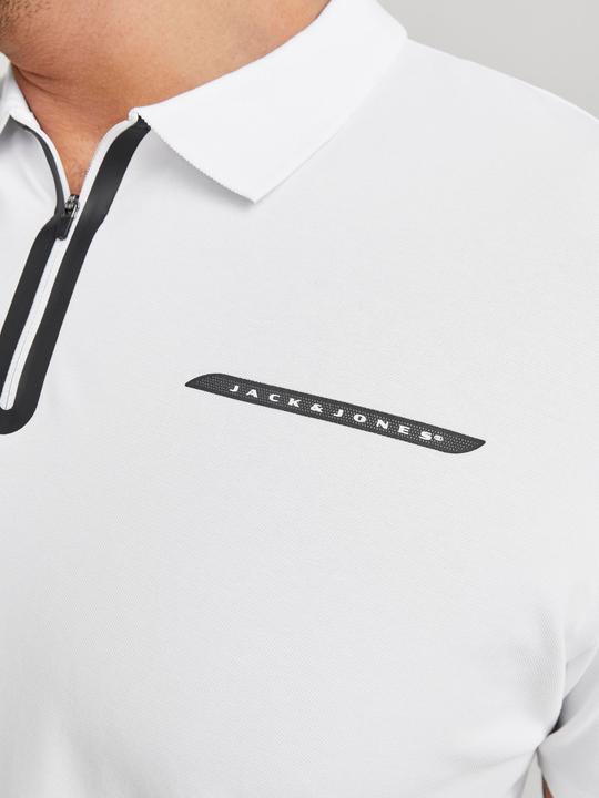 Actual product image Jack & Jones Plus Size Gedruckt Poloshirt Poloshirt (5XL)