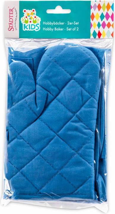 Immagine prodotto Städter Tablier et gant pour enfant - Bleu (2pz)