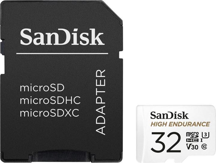 Productafbeelding SanDisk High Endurance (32 GB, microSDHC, U3, UHS-I)