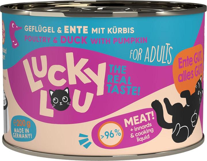 Actual product image Lucky Lou Cat wet food (Adult, 1 pcs., 244 g)