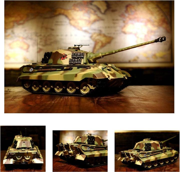 Image du produit Es-toys Heng Long, réservoir RC, King Tiger (RTR Prêt à fonctionner)