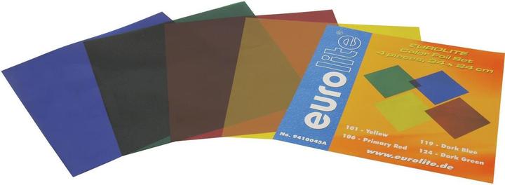 Image du produit Eurolite Feuilles de couleur, set de 4 (Feuille de couleur)