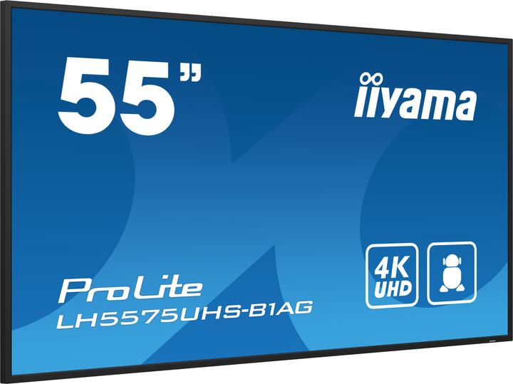 Produktbild iiyama 55 3840X2160 UHD IPS PANEL (3840 x 2160 Pixel, 54.60")