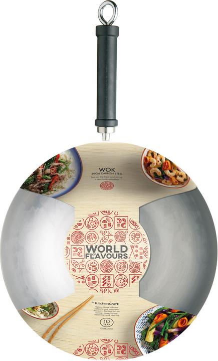 Produktbild World of Flavours Orient (30 cm, Wok Pfanne, Edelstahl)