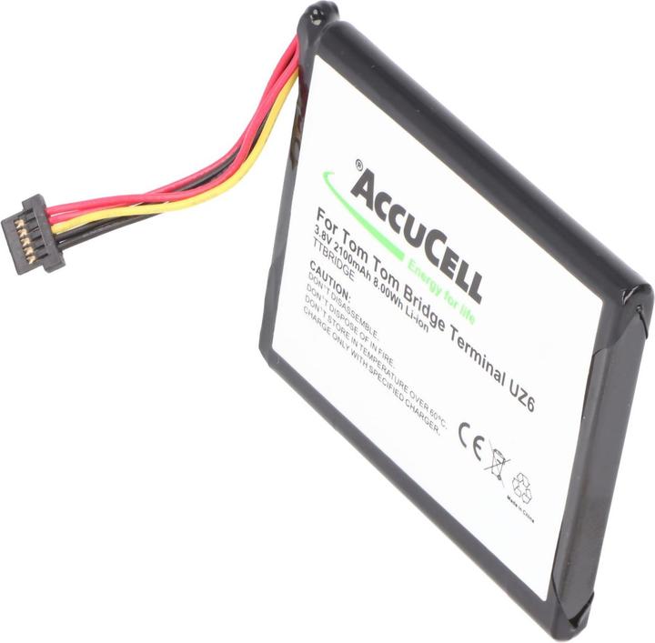 Produktbild AccuCell Akku TomTom Bridge, UZ6 1CP515161HR, Webfleet PRO 8270 und 8275
