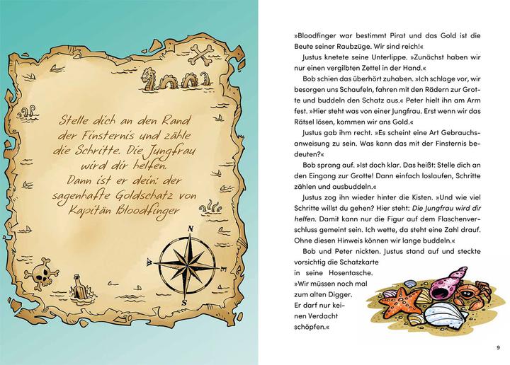 Actual product image Kosmos Die drei??? Kids Ferienrätselbuch (German, Ulf Blanck, Jan Sasse, Kim Schmidt, 2023)