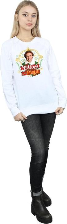 Actual product image Elf Womens/Ladies Buddy Smiling Sweatshirt (XXL)