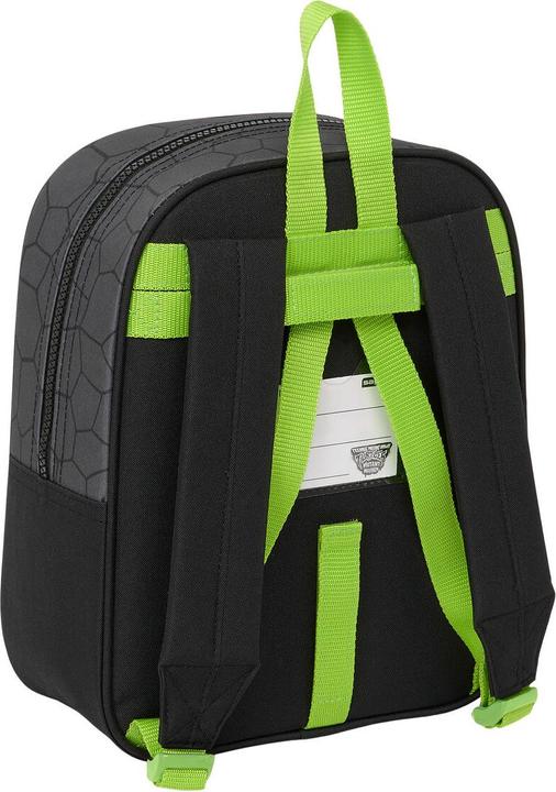 Produktbild Teenage Mutant NT Schulrucksack Schwarz Grau 22 x 27 x 10 cm