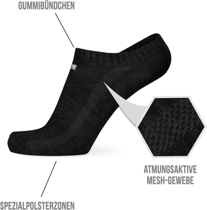 Actual product image Circle Five 6 pairs of sneaker socks with silicone grip (pack of 6, 47 - 50)