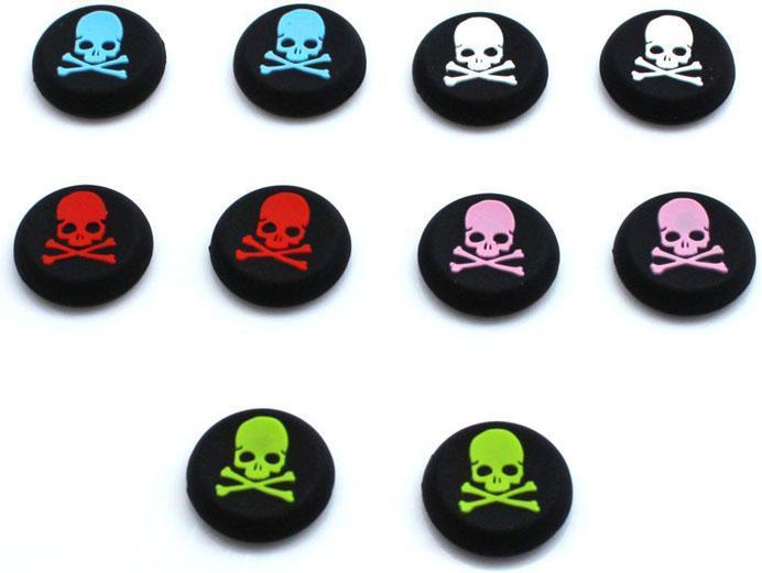 Produktbild JTI 4x Joystick-Schutz für Xbox- und PS4-Handsteuerung - Totenkopf (PS4, Xbox One S)
