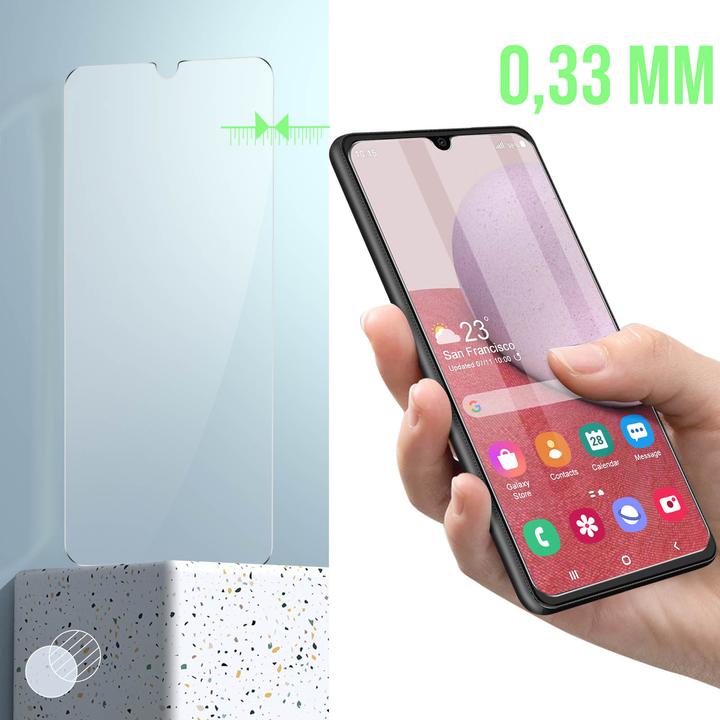 Image du produit Avizar Film de protection d'écran en verre de dureté 9H (1 pièce(s), Samsung Galaxy A14)