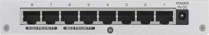 Actual product image Zyxel GS-108B, 8 Port (8 Ports)