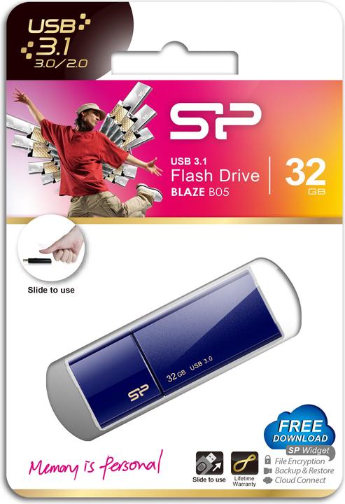Produktbild Silicon Power Blaze B05 (32 GB, USB 3.2, USB-A, USB 3.1)