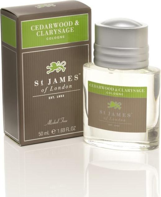 St. James of London Cedarwood & Clarysage Eau de Cologne (Eau de cologne, 50 ml)