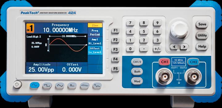 Actual product image Peaktech P 4124 Arbitrary signal generator