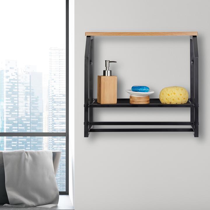 Image du produit Relaxdays Étagère murale (45,5 x 23 x 41,5 cm)