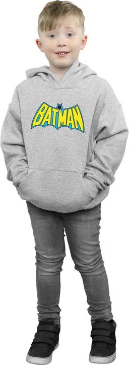 Actual product image Boys Batman Retro Logo Hoodie (140, 146)