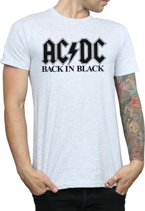 Immagine prodotto AC/DC Back in Black Logo Maglietta Uomo (S)