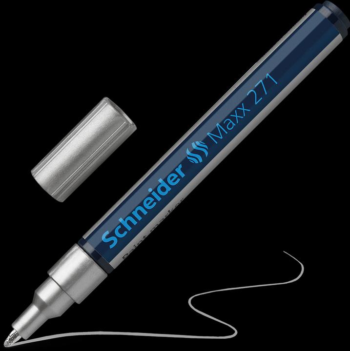 Produktbild Schneider Maxx 271 Lackmarker silber 1,0 - 2,0 mm (Silber, 2 mm, 1 x)