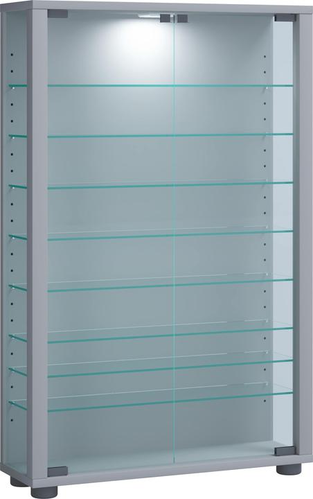 Produktbild VCM Sammel Stand Vitrine Holz Glas Lumo Mini (59 x 18 x 90 cm)