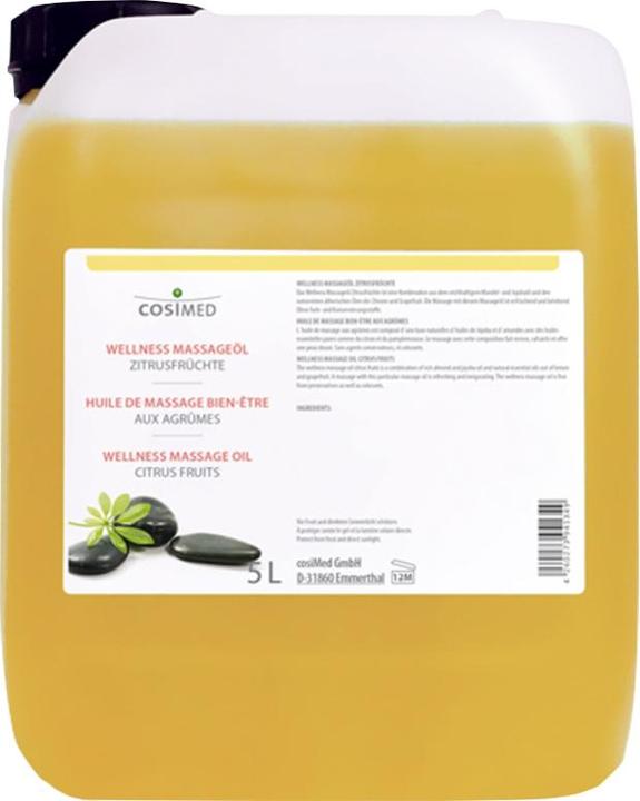 cosiMed Wellness Massageöl Zitrusfrüchte, 5.0000 l (5000 ml)