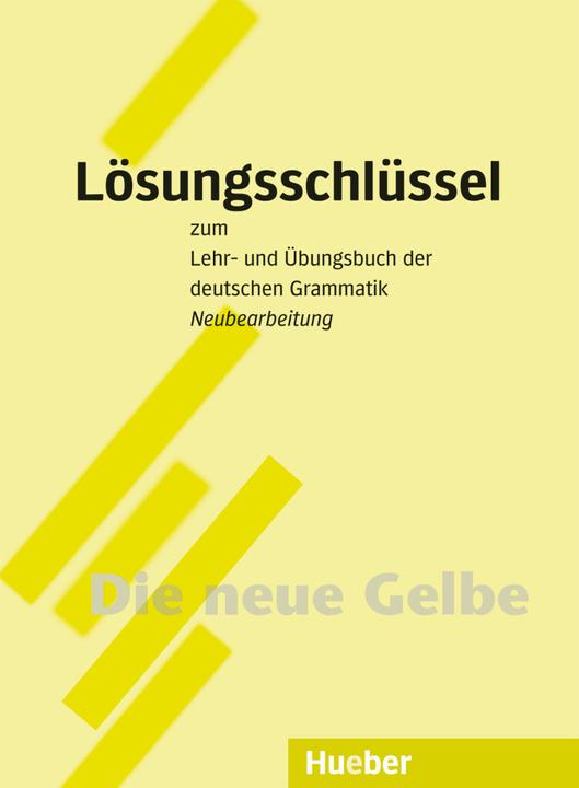 Label énergétique Lehr- und Übungsbuch der deutschen Grammatik. Lösungsschlüss (Allemand, Richard Schmitt, 2022)