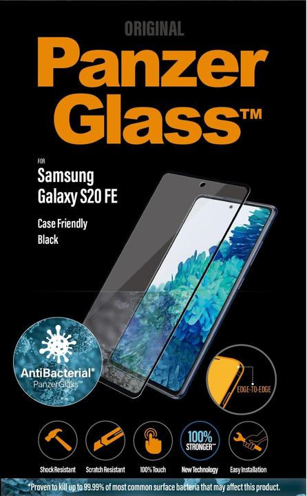 Actual product image PanzerGlass Case Friendly (1 Piece, Samsung Galaxy S20 FE, Samsung Galaxy S20 FE 5G)