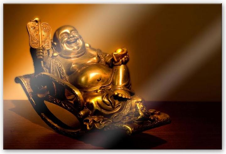 Immagine prodotto Trenddeko Felice Buddha (60 x 40 cm)